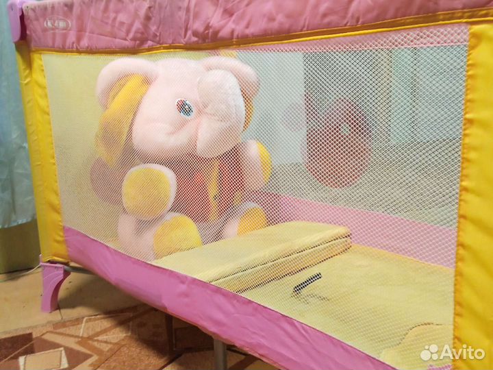 Манеж детский разборный с кроваткой