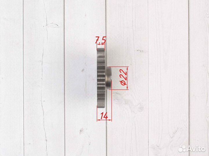 Шестерня вторичного вала кпп YX 125/140/150/160