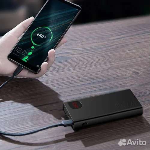 Пауэрбанк 22.5 вт 20000 мАч новый