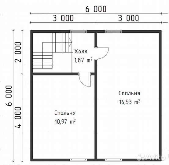 Каркасный дом 6х8 (72,37 кв.м.). Строительство дом