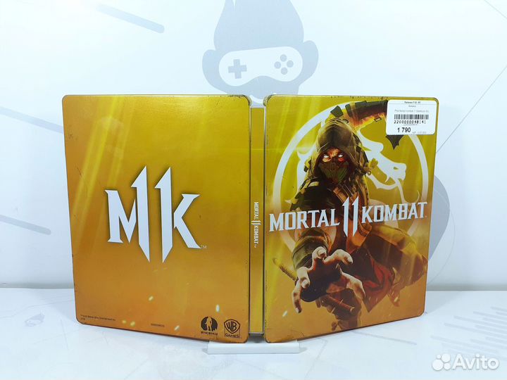Диск для PS4 Mortal Kombat 11 Steelbook б/у