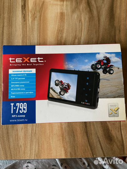 Mp3 плеер texet T-799