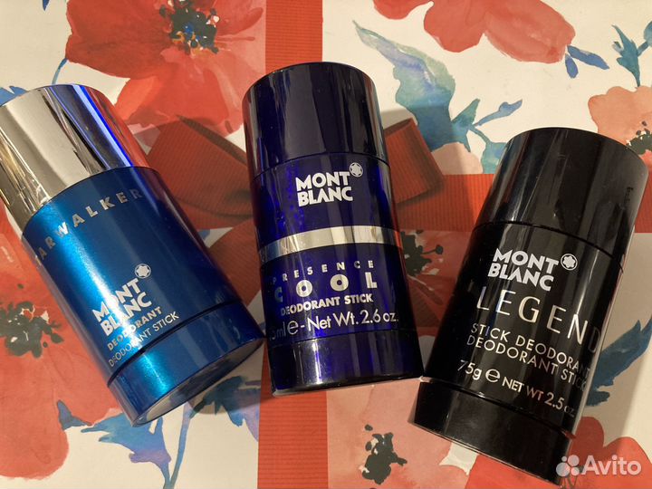 Mont Blanc дезодоранты и мужской уход