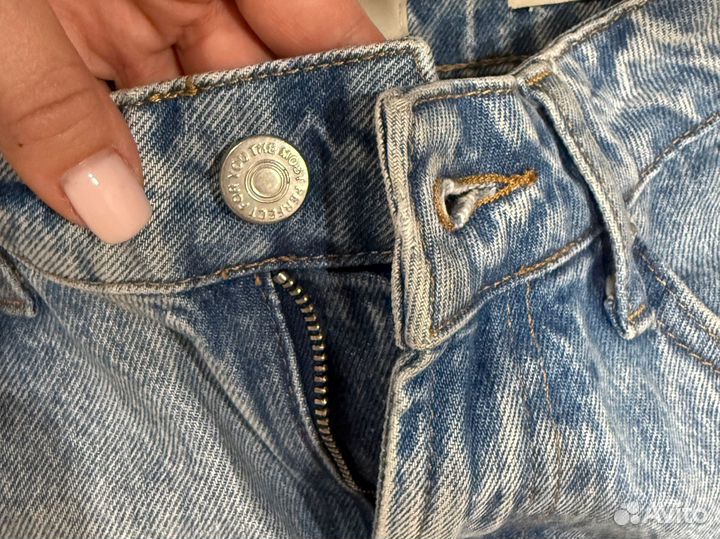 Джинсы lime 36 голубые