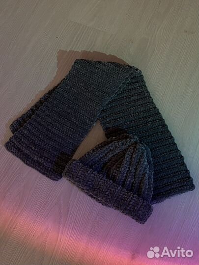 Комплект шапка и шарф