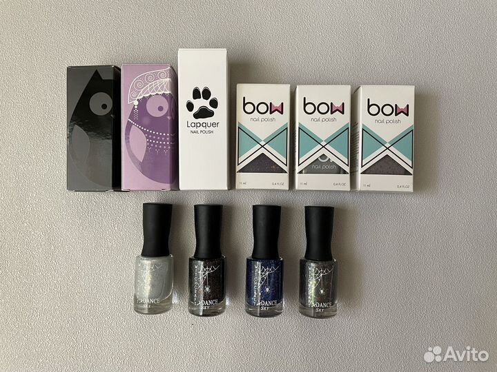 Лак для ногтей пакетом