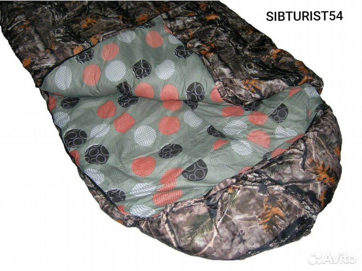 Спалный мешок 90Х210см 400г/м2 до- 23гр