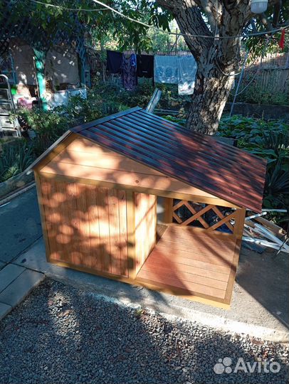 Будка для больших пород собак с утеплением