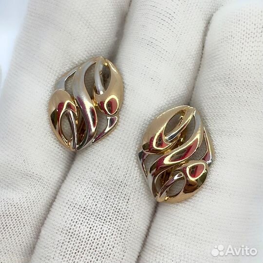 Золотые серьги