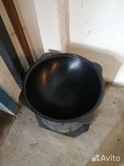 Комплект казан 16 л., печка, половник, шумовка