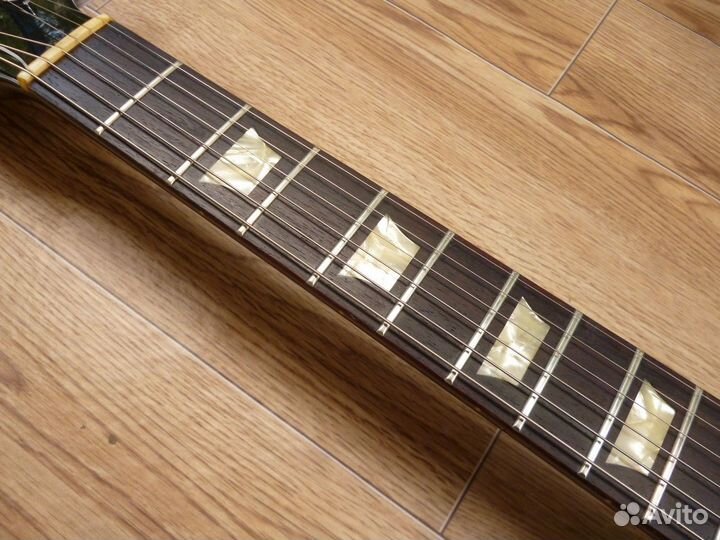 Burny LG-75JP Joe Perry Trans Black