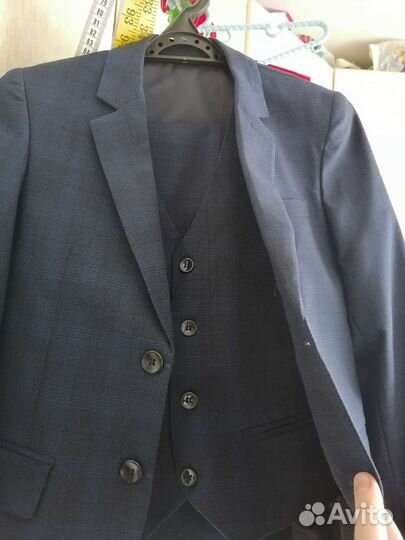 Школьный костюм для мальчика 128 синий