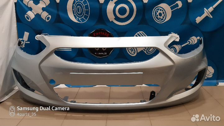 Бампер передний Hyundai Solaris/Хёндай Солярис