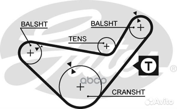 Ремень грм 5210 Gates