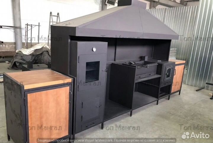 Мангальная зона барбекю