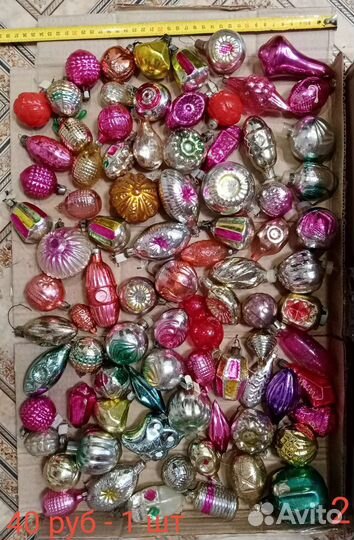 Елочные игрушки СССР