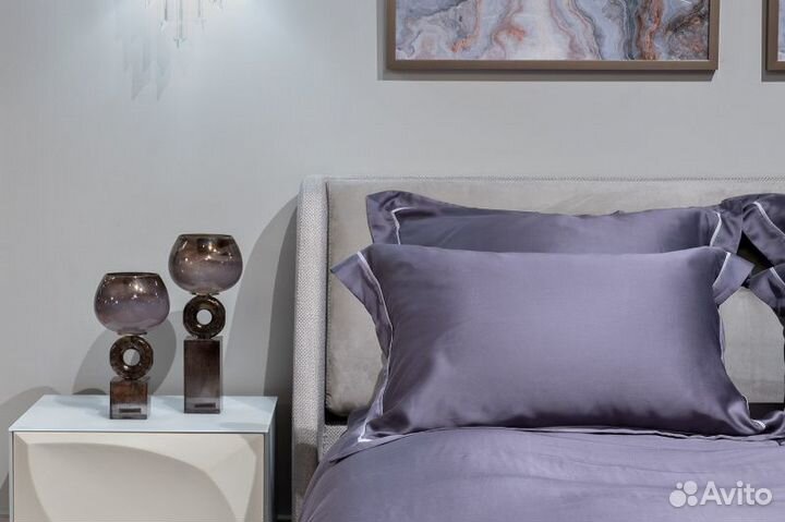 71PN-3115 Подсвечник стеклянный дымчатый d14*36см