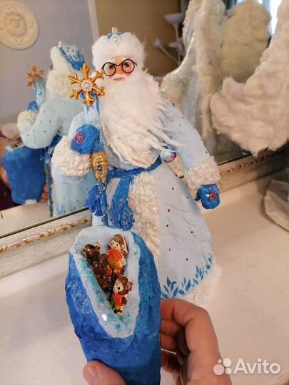 Ёлочные игрушки из ваты СССР