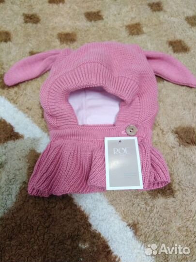 Шапочка для девочки новая размер 42-44