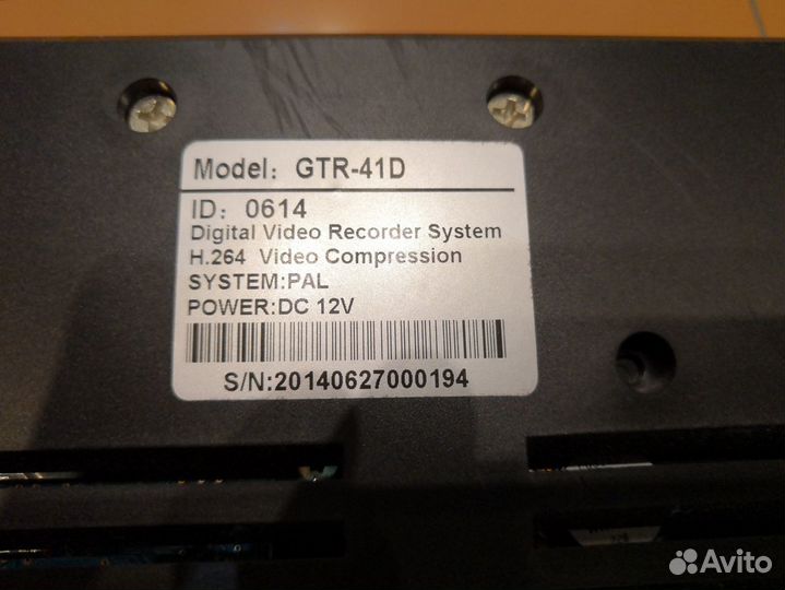 Видеорегистратор для систем видеонаблюденияgtr-41D