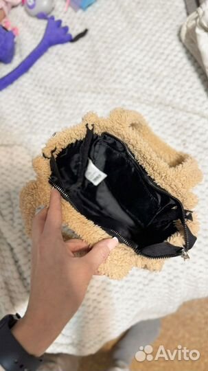 Сумка плюшевая тедди детская