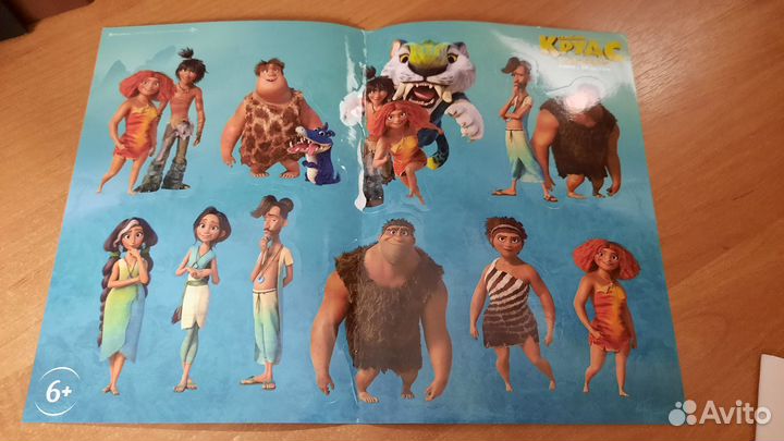 Семейка крудс 2 стикерпак наклейки мерч The Croods