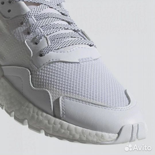 Adidas nite jogger white