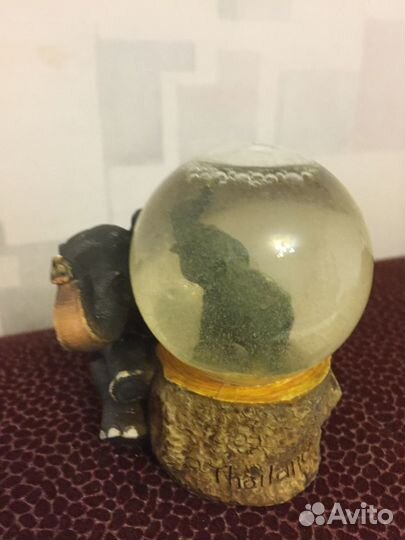 Слоник статуэтка шар с метелью