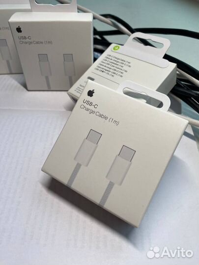 Кабель Apple с разъёмом USB-C/USB-C плетеный (1 м)