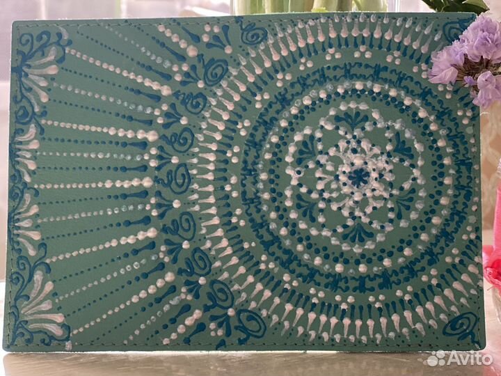 Обложка для паспорта из натуральной кожи