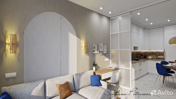 Дизайнер интерьера, планировка, 3д визуализация