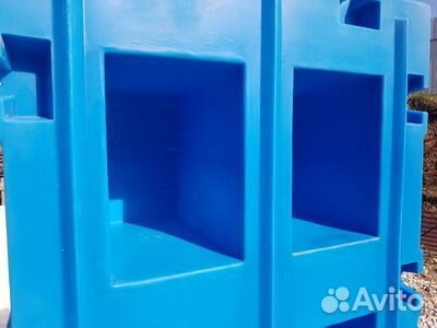 Понтон модульный пластиковый 2000x1000x400мм