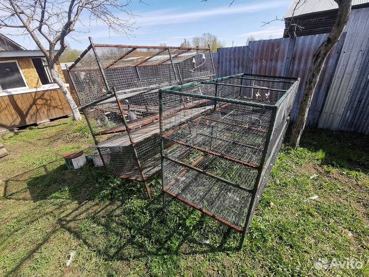 Клетки металлические под куриц