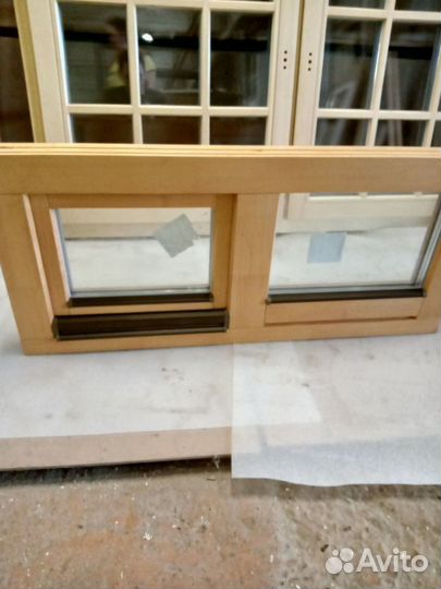 Деревянное евроокно