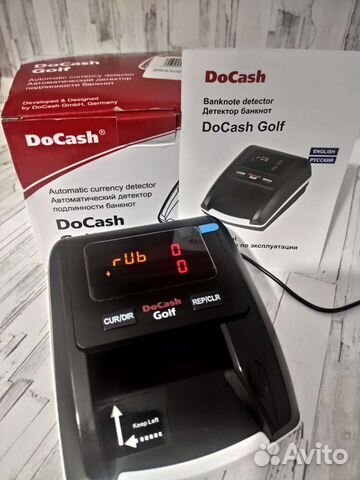 Детектор банкнот Docash Golf