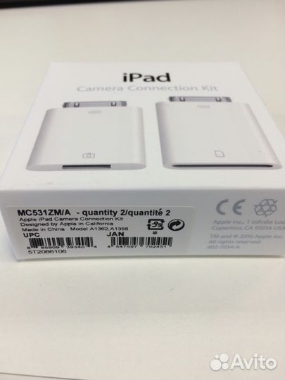 Адаптер Apple iPad Camera Connection Kit