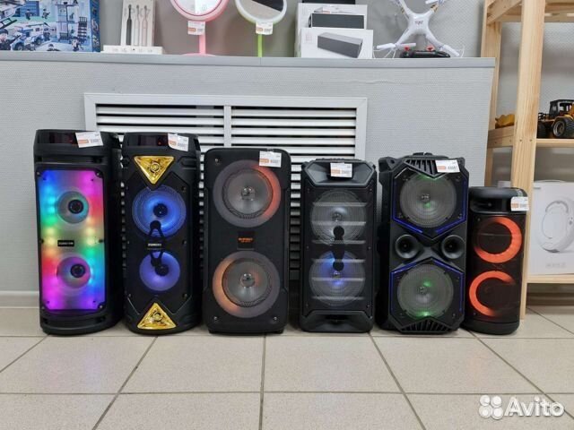 Музыкальный центр портативная блютуз колонка новая