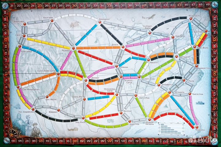 Аренда/прокат настольных игр серии Ticket to Ride