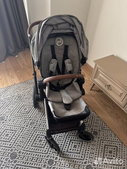 Люлька с прогулочной коляской Cybex priam III