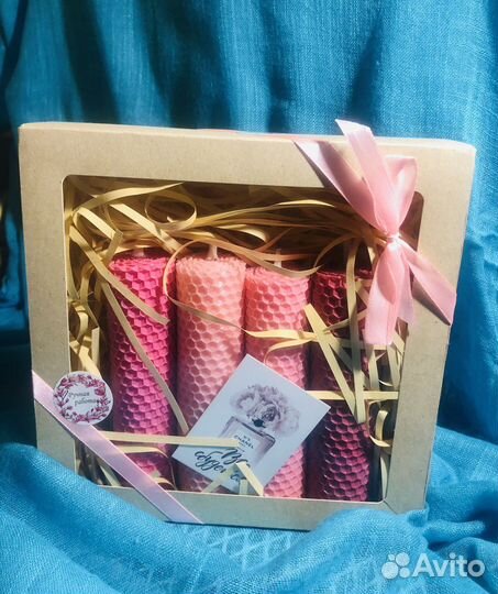 Подарочные наборы Свечи из вощины