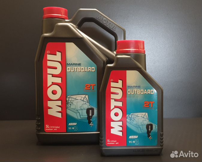 Масло лодочное Motul Outboard Tech 2T, 5л