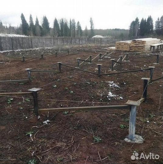 Винтовые сваи под ключ установка