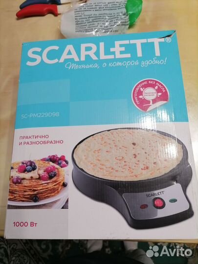 Блинница электрическая scarlett