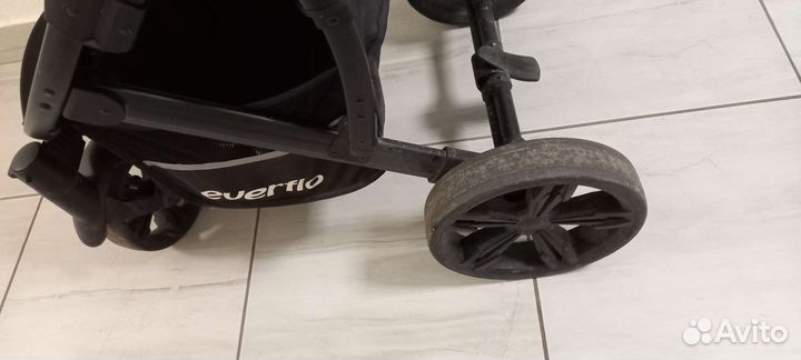 Коляска 2 в 1 эко кожа