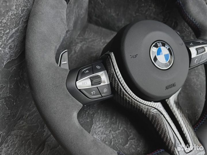 Рули BMW F серии. Строчка, подогрев, карбон Арт П156987849