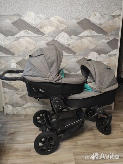 Коляска для двойни 2 в 1