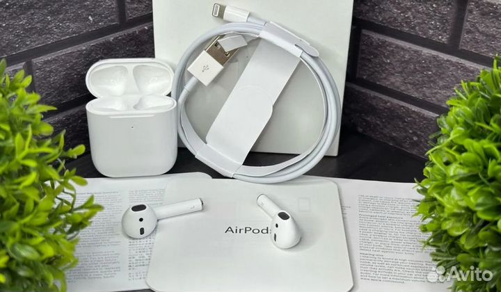 AirPods 2 Premium+ чехол в подарок
