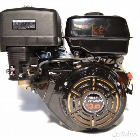 Двигатель lifan 188F D25 13 л.с.(новые)