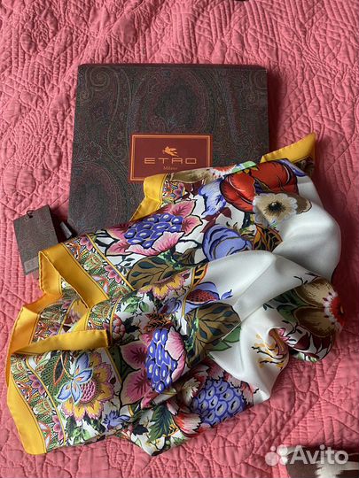 Платок etro шелковый