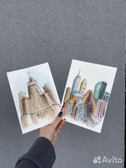 Набор картин «Городская архитектура»